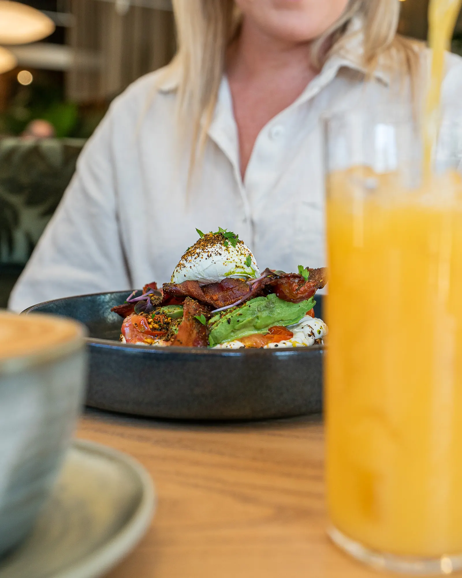 breakfast and juice at babylon