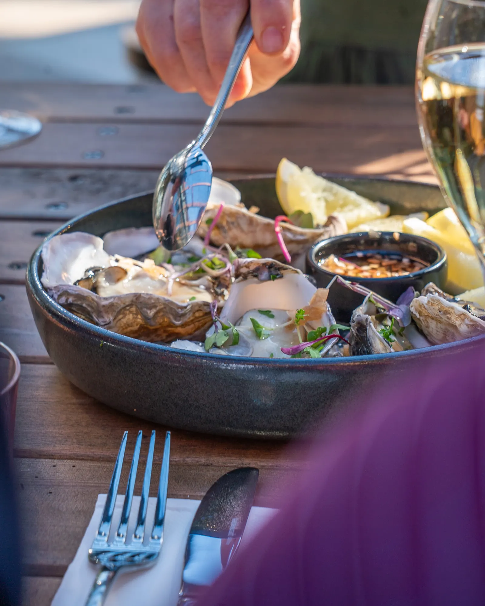 sharing plates at babylon